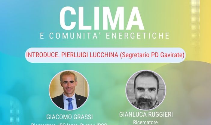 Crisi climatica, il Pd di Gavirate organizza un incontro pubblico con esperti