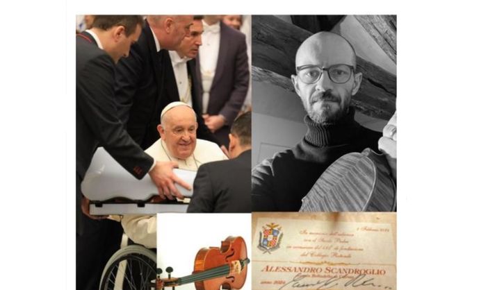 La consegna al Papa e Alessandro