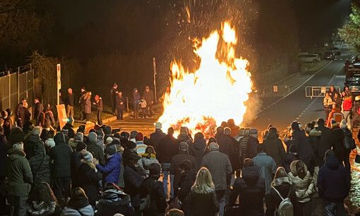 Il falò di Sant'Antonio di Morazzone