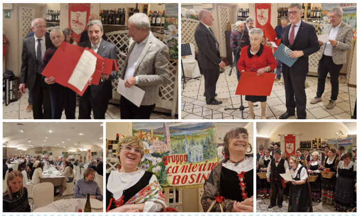 FOTO. Famiglia Bosina, il "Poeta dell'anno" è Antonio Borgato