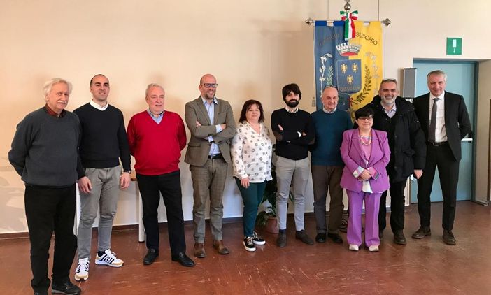 I rappresentati di Ascom e dei Comuni del Distretto Commerciale della Valceresio