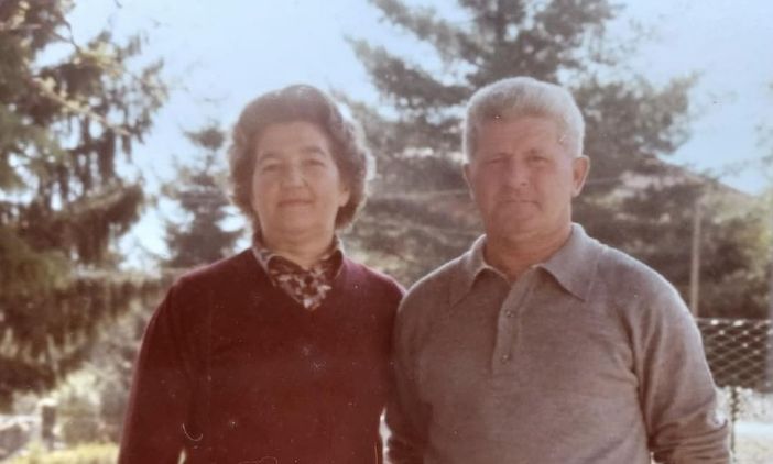 La signora Margherita Antonia Muraro con il marito Augusto Bicego (foto dalla pagina Facebook del sindaco)