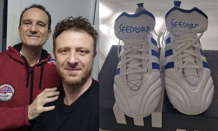 Giorgio Puricelli, Marco Cirigliano e le scarpe di Seedorf Giorgio Puricelli, Marco Cirigliano e le scarpe di Seedorf