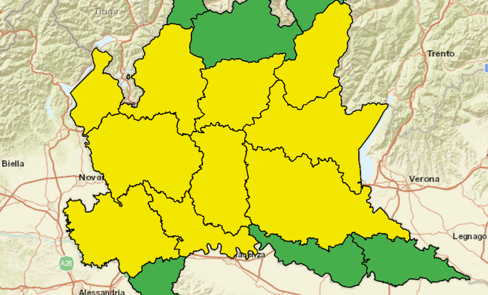 Doppia allerta meteo della protezione civile: temporali intensi in tutta la provincia, rischio idrogeologico per il sud del Varesotto Doppia allerta meteo della protezione civile: temporali intensi in tutta la provincia, rischio idrogeologico per il sud del Varesotto