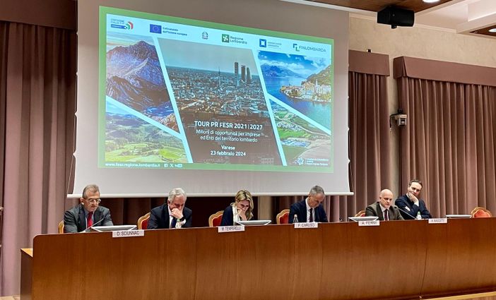 La tappa varesina del tour di Regione Lombardia per presentare le risorse del FESR La tappa varesina del tour di Regione Lombardia per presentare le risorse del FESR