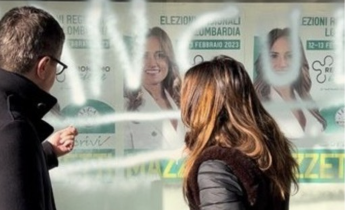 Scritte offensive contro la candidata alle Regionali Mazzetti: l'autore rintracciato e denunciato dalla polizia