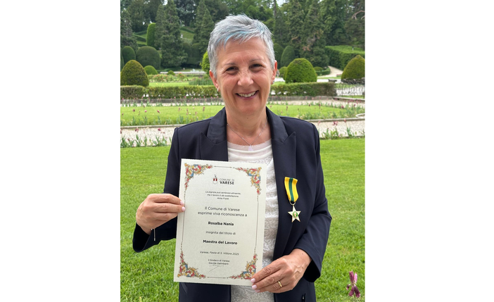 Rosalba Nania premiata con la Stella al Merito del Lavoro: orgoglio varesino in Poste Italiane