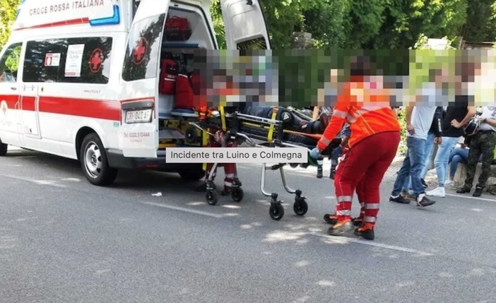 Incidente tra Luino e Colmegna, due trentenni feriti