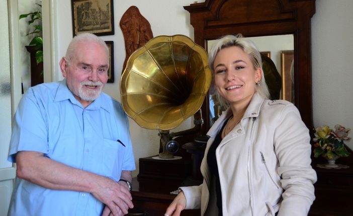 Graziano Ballarini con Alessia Gerardi, in arte Dea Culpa