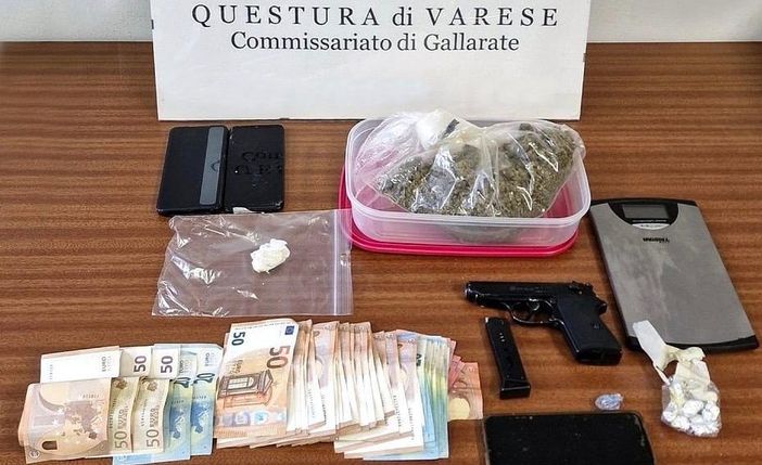 Gallarate, due arresti per spaccio. Sequestrate cocaina, eroina e una pistola scacciacani Gallarate, due arresti per spaccio. Sequestrate cocaina, eroina e una pistola scacciacani