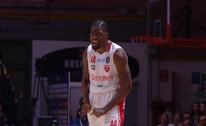 Gabe Brown, uno dei migliori in campo nonostante la sconfitta