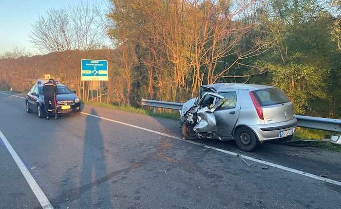 La foto dell'incidente mortale di Brenta in una foto tratta da Luinonotizie.it
