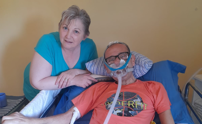 Giuseppe Caleprico e la moglie Gilda (foto tratta da Luinonotizie.it)