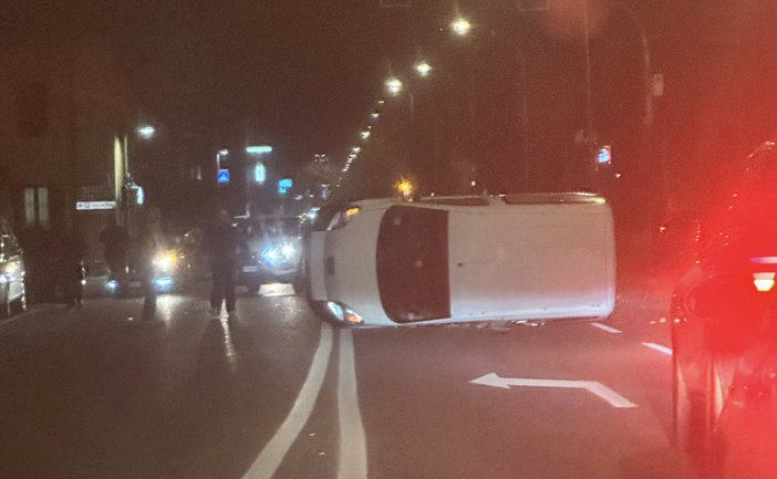 L'auto coinvolta nell'incidente