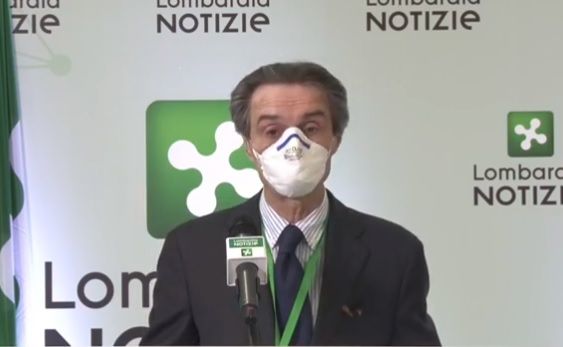 Lombardia in zona arancione, Fontana: «Ottima notizia, verità prevale su discredito. Algoritmo ISS era sbagliato»