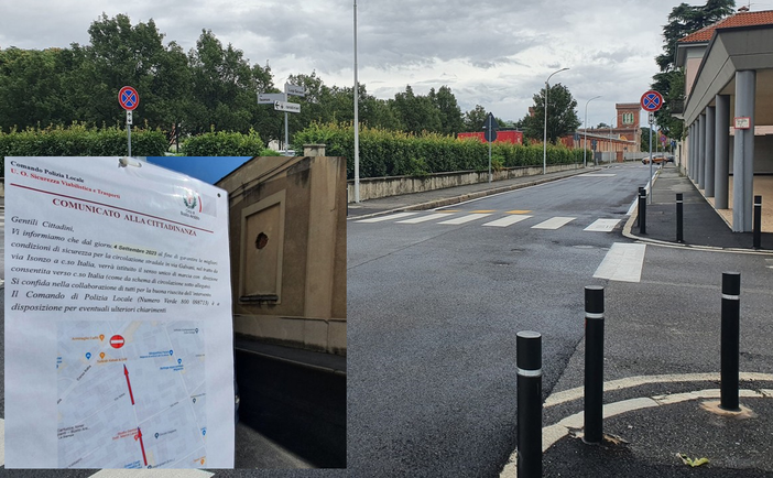Via Galvani a senso unico dal 4 settembre Via Galvani a senso unico dal 4 settembre