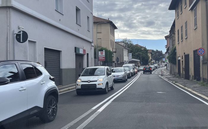 Il traffico di questa mattina nella zona di largo Flaiano con code anche lungo viale Borri Il traffico di questa mattina nella zona di largo Flaiano con code anche lungo viale Borri