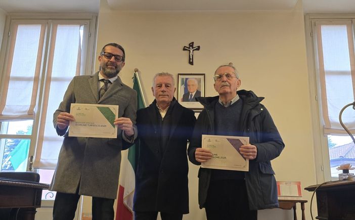 Da sinistra il vicesindaco Roberto Zocchi, il sindaco Massimo Parola e il consigliere delegato Giovanni Bregonzio