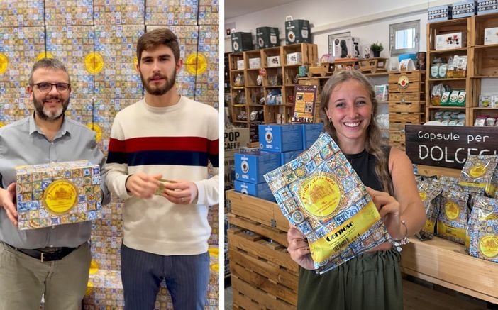 Matteo e Andrea, a sinistra, e Matilde, a destra Matteo e Andrea, a sinistra, e Matilde, a destra