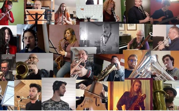 VIDEO. "Metronomo a 118": la Filarmonica di Besozzo sostiene la Croce Rossa a suon di musica