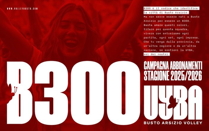 Uyba, parte la rivoluzione "B300": palazzetto nuovo, prezzo unico e assicurazione per i tifosi