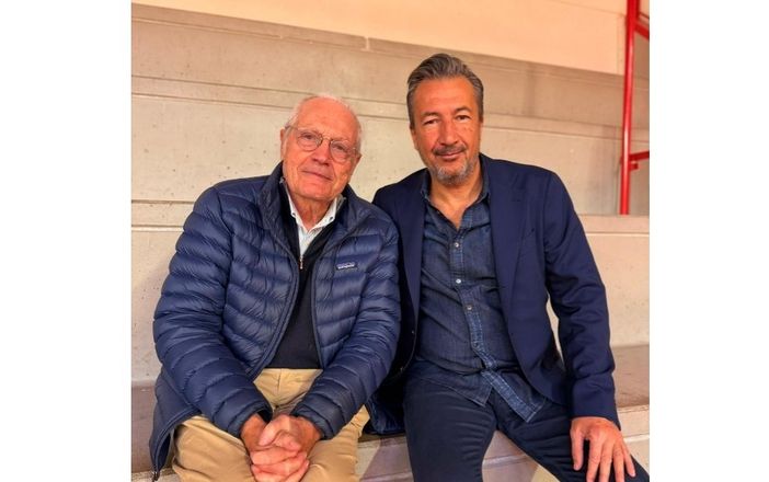 Il presidente Toto Bulgheroni con il ct Luca Banchi Il presidente Toto Bulgheroni con il ct Luca Banchi