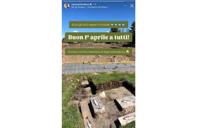 Gallarate, il pesce d’aprile del sindaco Cassani: un ritrovamento archeologico che non esiste