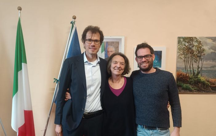 Da sinistra Marzetta, Androni, Baranzini