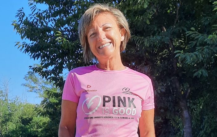 La corsa di Angela Restelli contro la malattia: una sfida che va avanti come “pink ambassador” per Legnano