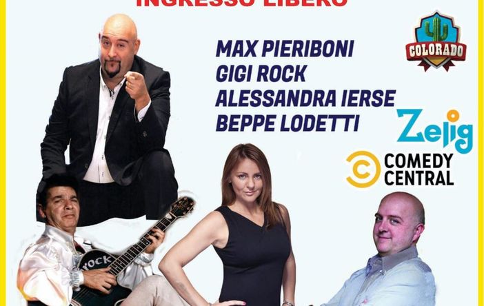 Una serata di risate all'anfiteatro del parco di Cadrezzate con Osmate