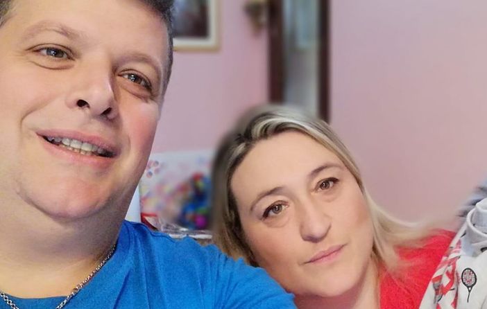 Gianluca Pasqualone e Silvia Brocca