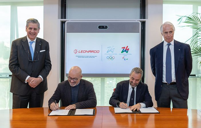 Leonardo in pista per le Olimpiadi di Milano-Cortina 2026