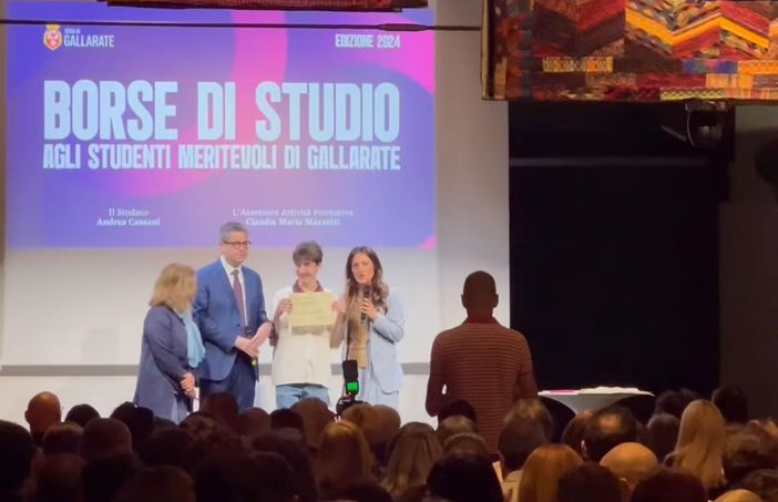 Un momento della cerimonia