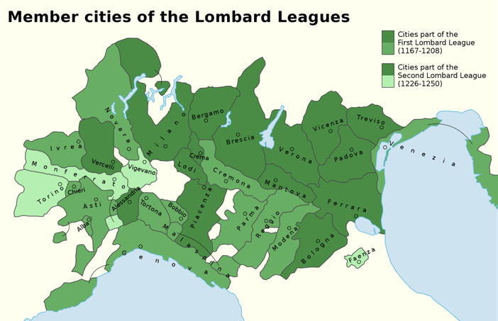 Lega Lombarda, un giuramento che oggi compie 855 anni
