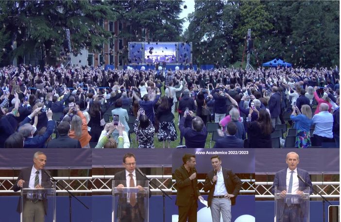 Da Ultimo a Vasco Rossi passando dai Pink Floyd "risuona" la promessa ai laureati Liuc: «C'è un futuro per voi» Da Ultimo a Vasco Rossi passando dai Pink Floyd "risuona" la promessa ai laureati Liuc: «C'è un futuro per voi»