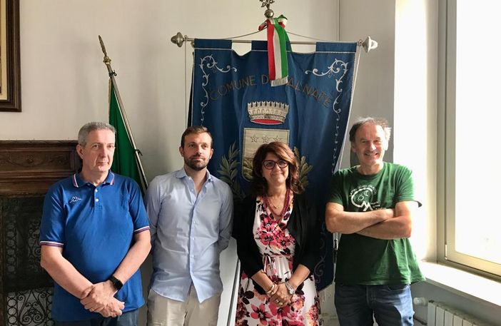 Da sinistra: Roberto Piatti, Jacopo Bernard, Irene Bellifemine e Paolo Albrigi Da sinistra: Roberto Piatti, Jacopo Bernard, Irene Bellifemine e Paolo Albrigi