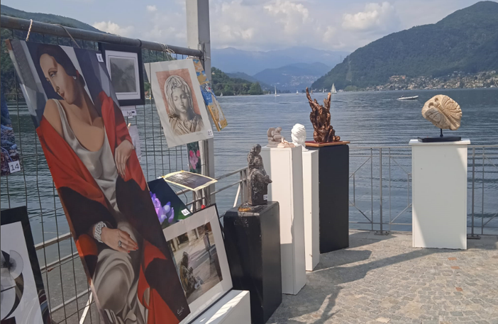 Uno scatto da l'edizione di Lago d'Arte dello scorso anno Uno scatto da l'edizione di Lago d'Arte dello scorso anno