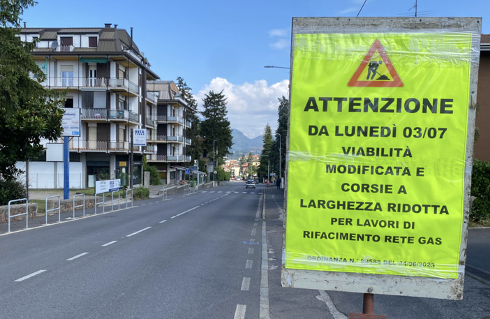 Lavori in viale Borri e corsie ridotte. Da lunedì rischio code