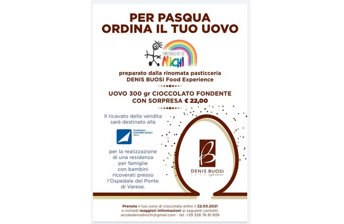 Le uova di Pasqua di Buosi per l'Arcobaleno di Nichi Le uova di Pasqua di Buosi per l'Arcobaleno di Nichi