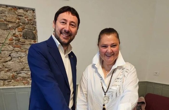 Simone Longhini e Angela Menin