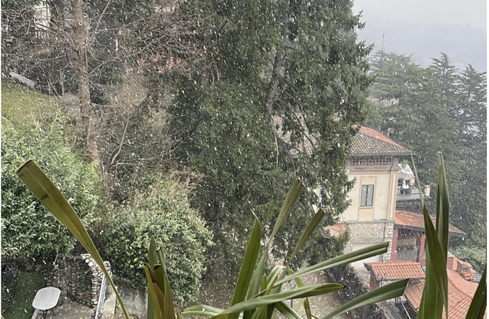 Sorpresa a Varese: un po' di nevischio nell'ultima domenica di shopping natalizio Sorpresa a Varese: un po' di nevischio nell'ultima domenica di shopping natalizio