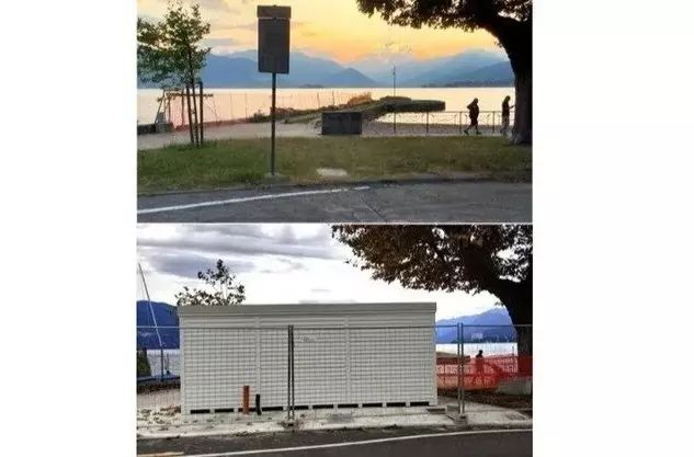 Raccolta firme per il lungolago di Cerro a Laveno: «Togliete quel container» Raccolta firme per il lungolago di Cerro a Laveno: «Togliete quel container»