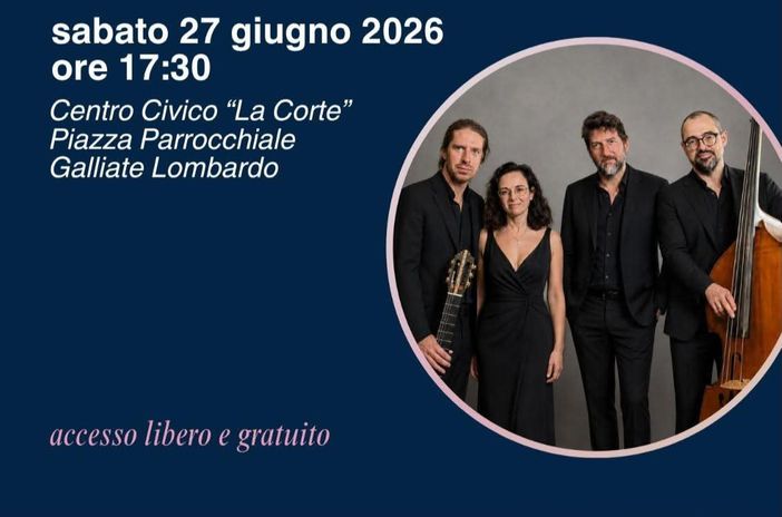 A Galliate Lombardo il concerto "Suite & Blue Quartet", un viaggio tra musica classica, jazz e improvvisazione A Galliate Lombardo il concerto "Suite & Blue Quartet", un viaggio tra musica classica, jazz e improvvisazione