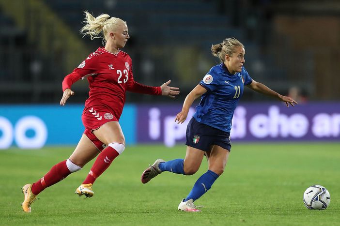 Una fase della partita di stasera (foto figc.it)