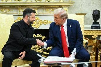 Zelensky alla Casa Bianca, raffica di 'grazie' a Trump