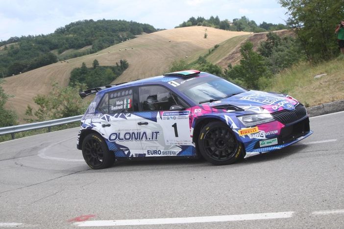 Simone Miele sulla Skoda Fabia R5