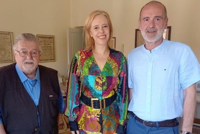 Da sinistra: Luigi Barion, Simona Milanese e Marco Aceti