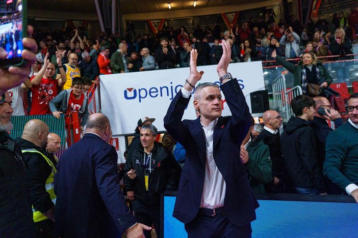 Coach Ioannis Kastritis rinnova con la Pallacanestro Varese fino al 2028 (foto Fabio Averna)