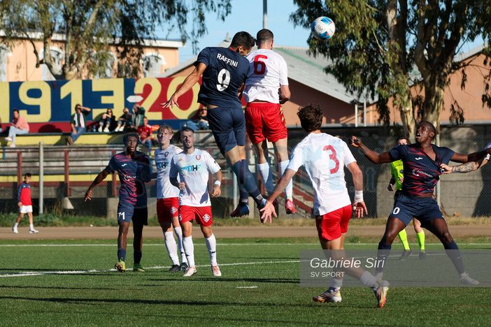 Raffini, 11 gol fin qui, nella gara d'andata vinta dal Vado 3-1 sul Varese