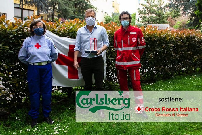 Da Carlsberg Italia cibo per 10mila persone assistite da Croce Rossa Varese